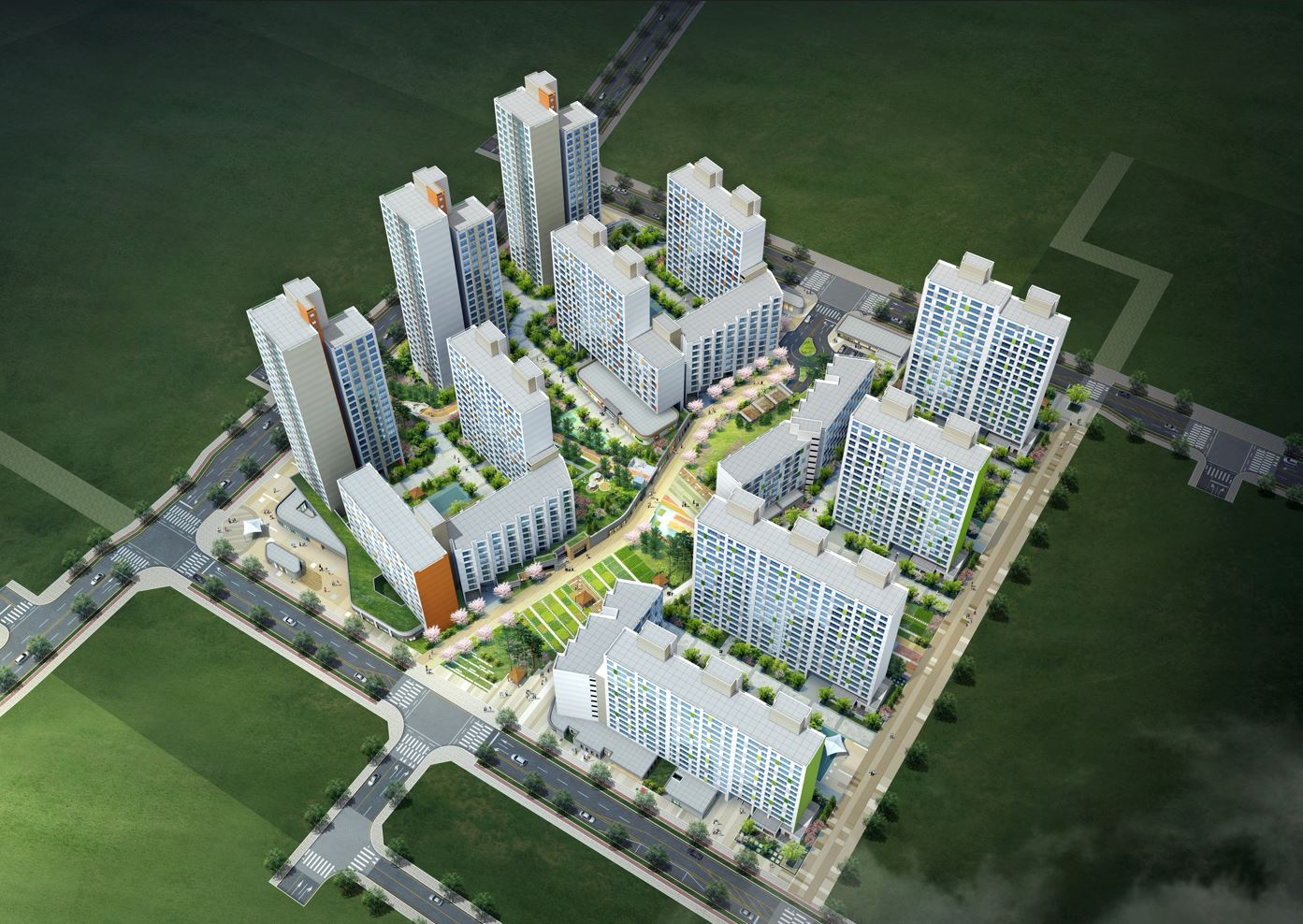 고덕강일 공공주택지구 2단지 제로에너지 아파트 기본설계